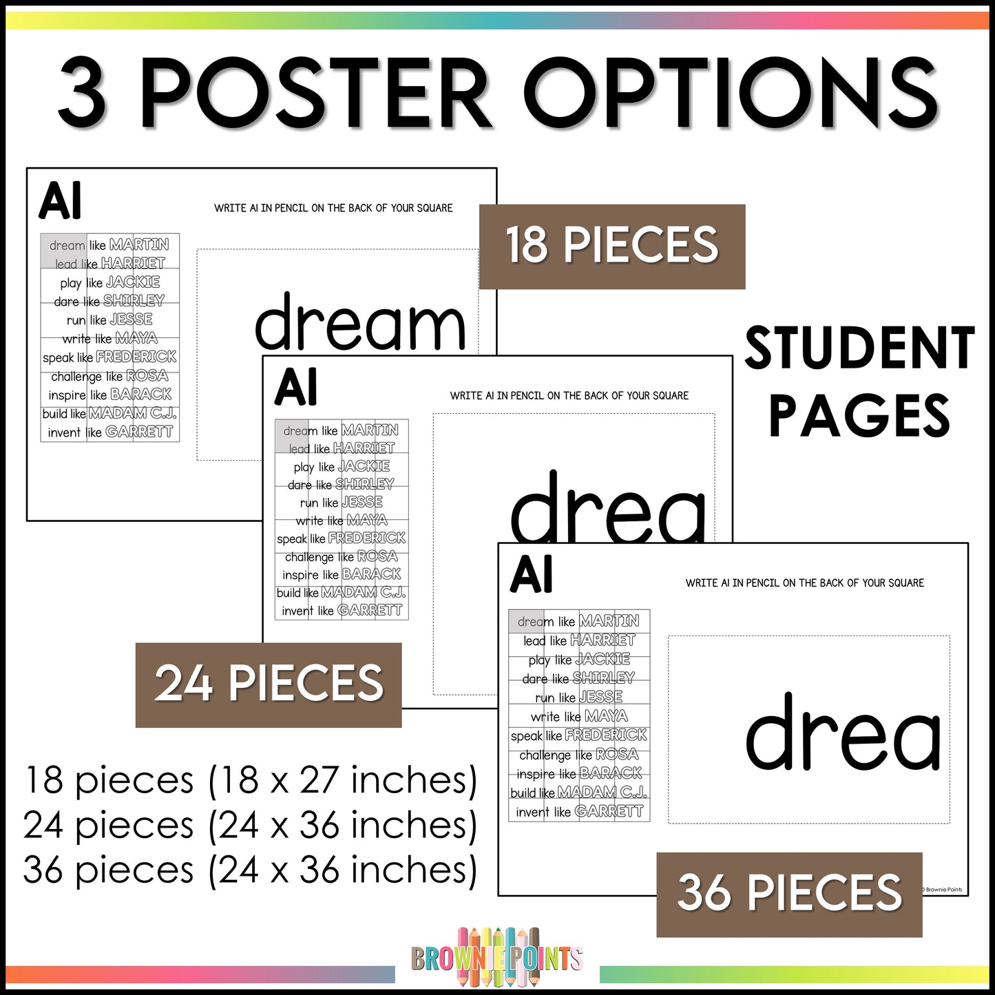 African Americans Collaborative Poster