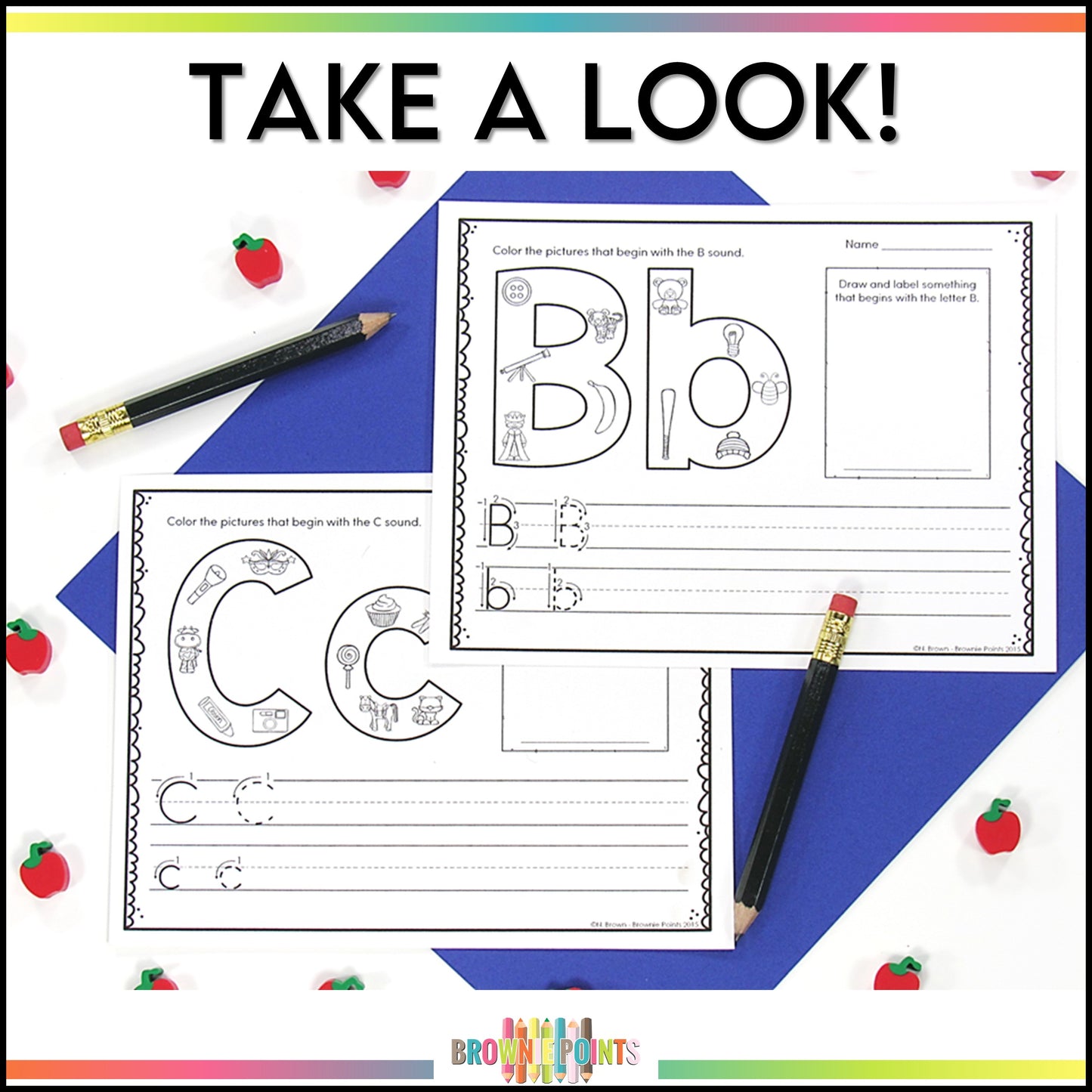 Alphabet and Number Printing Practice Bundle