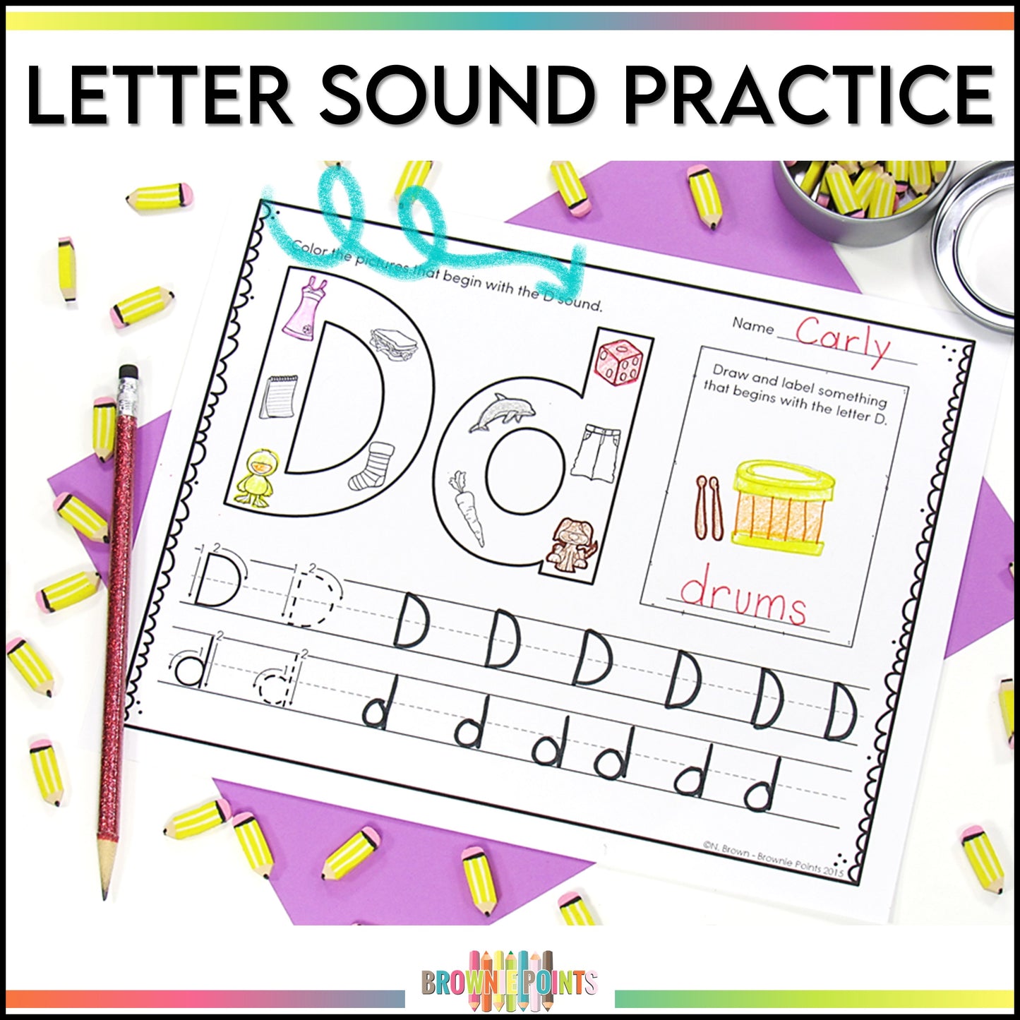 Alphabet and Number Printing Practice Bundle