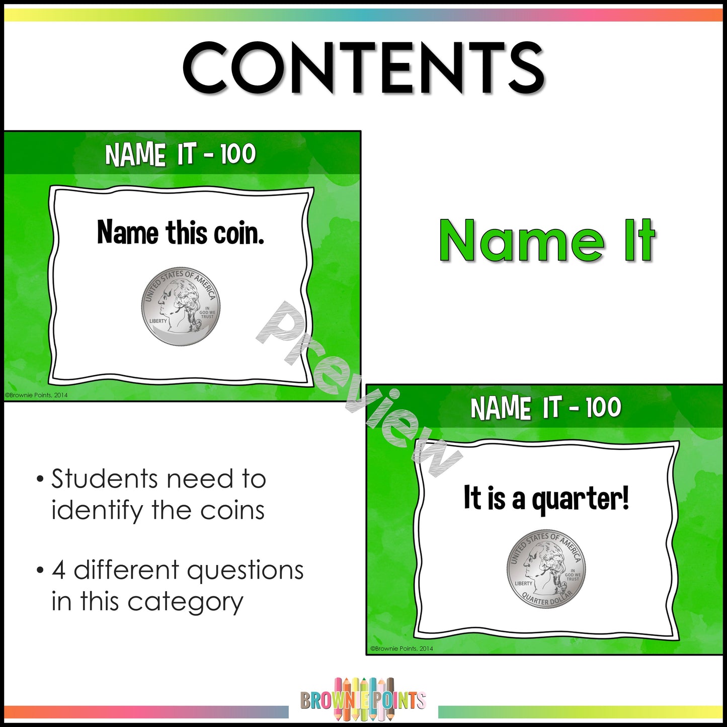 American Coins PowerPoint Game