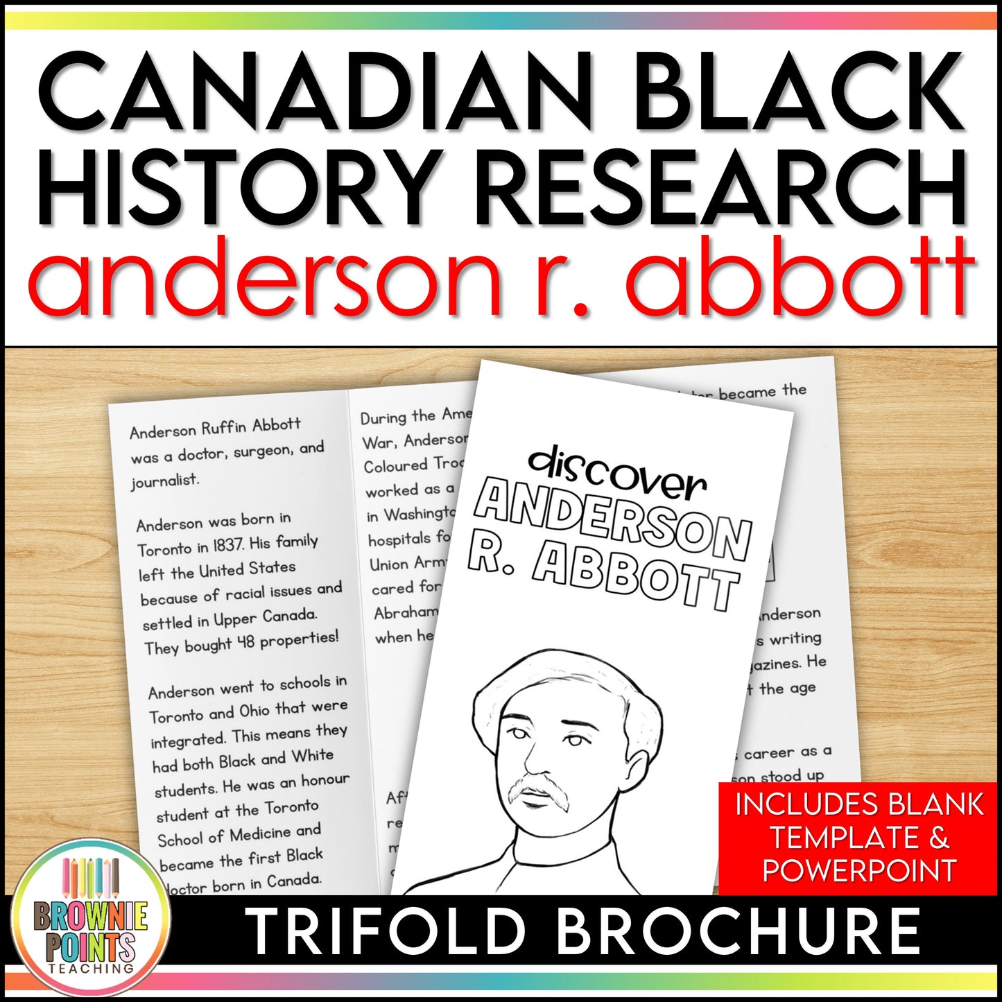 Anderson Ruffin Abbott Trifold Biography
