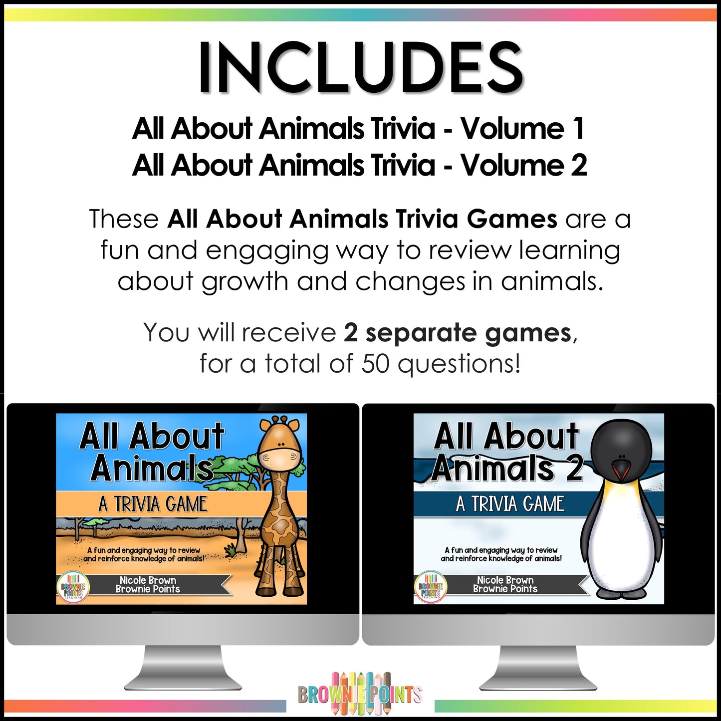 Animal Classifications PowerPoint Games