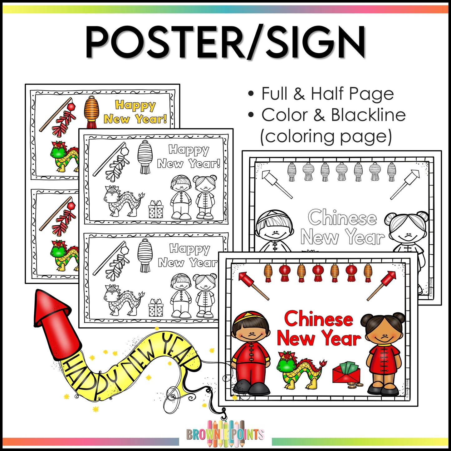 Chinese New Year Posters and Cards