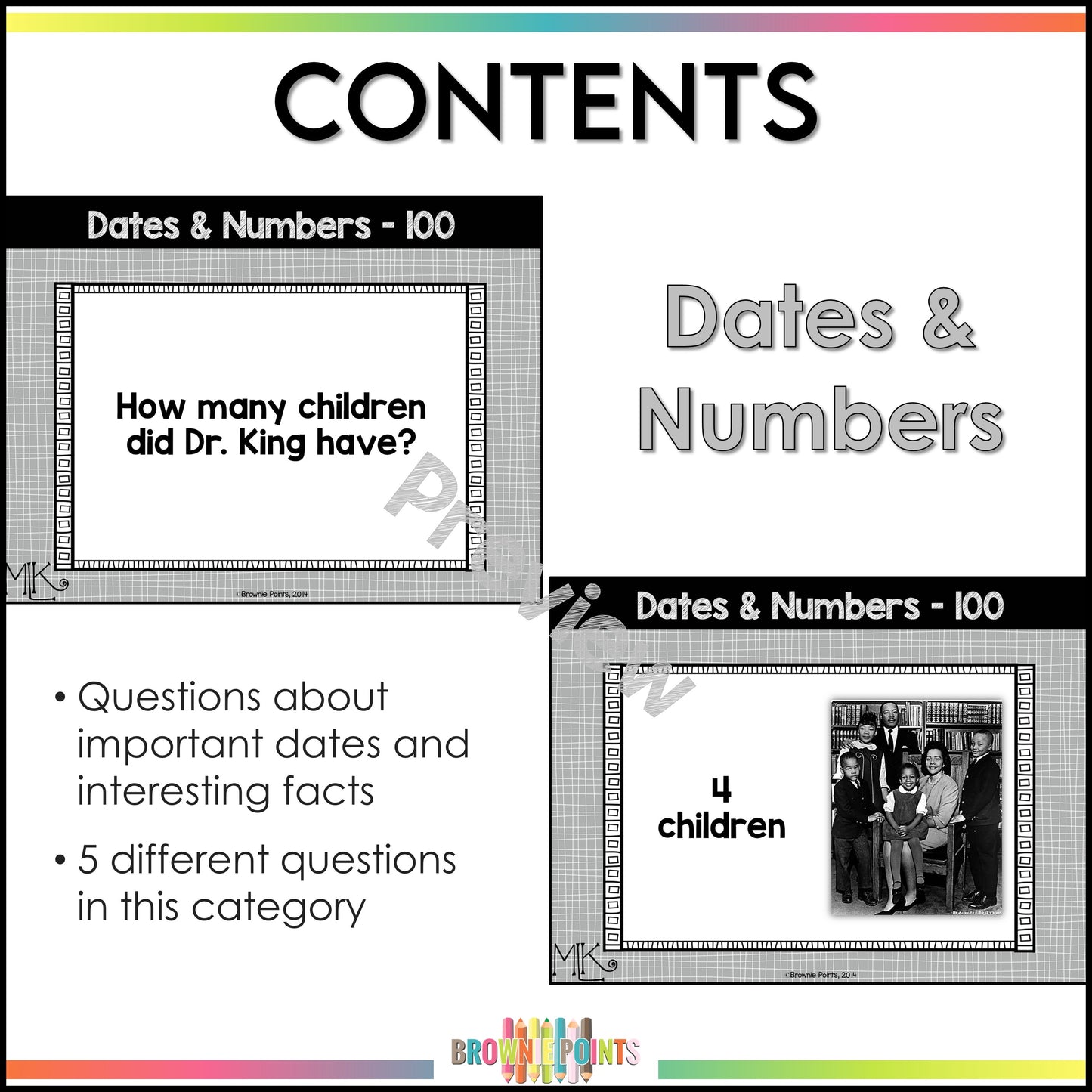 Martin Luther King Jr. PowerPoint Game
