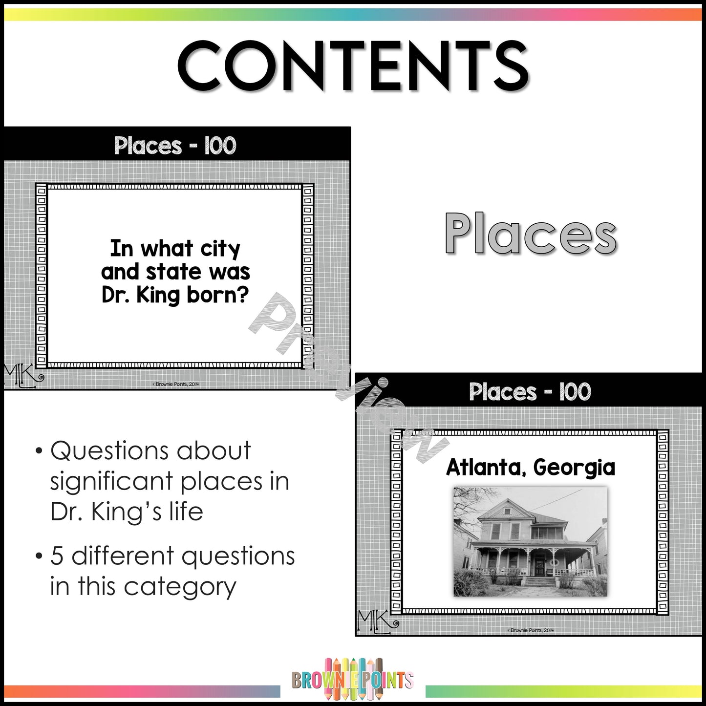 Martin Luther King Jr. PowerPoint Game