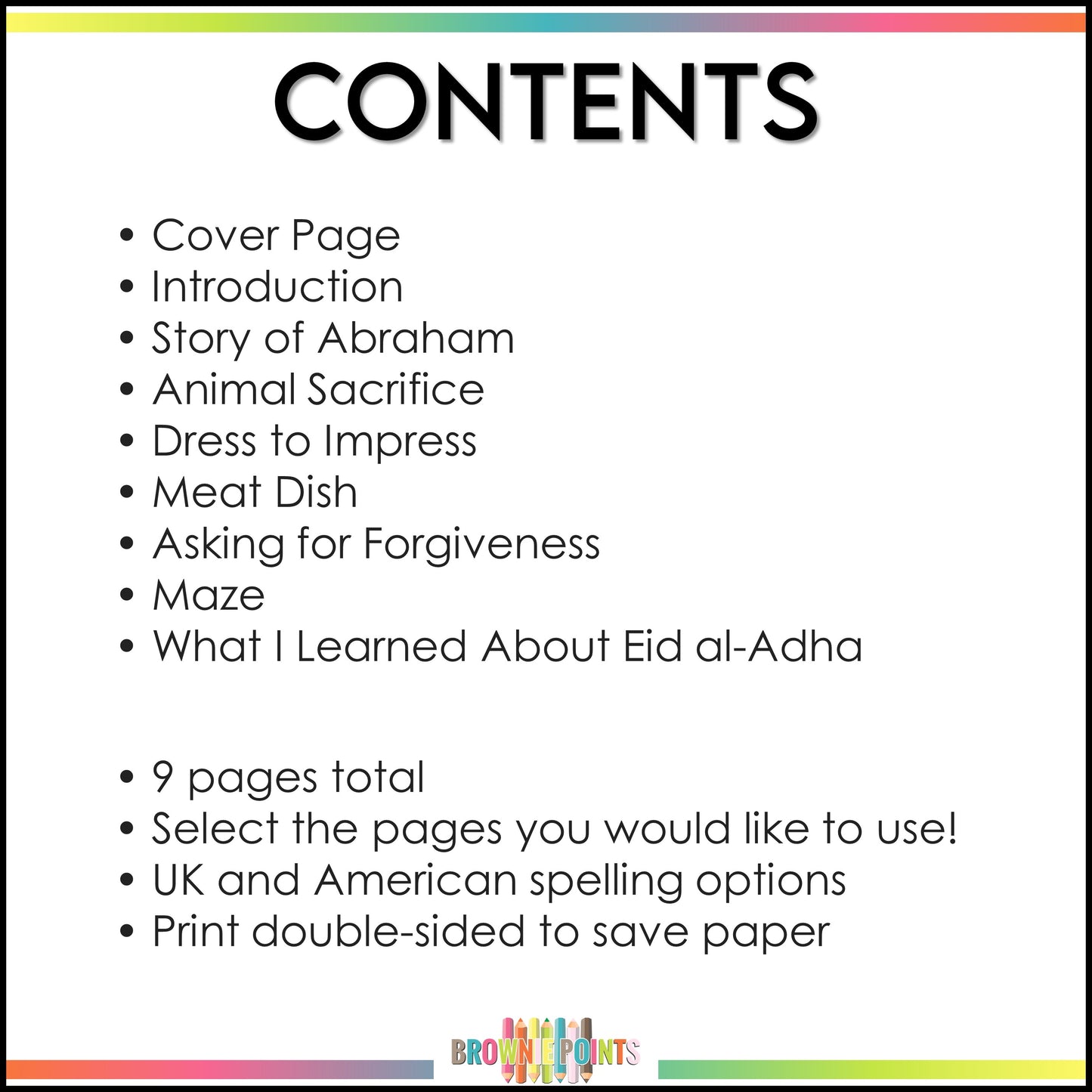 Eid al-Adha Mini Book