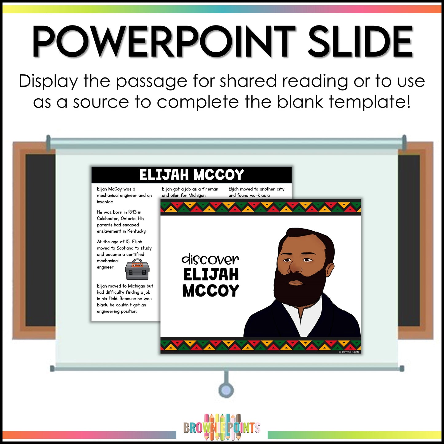 Elijah McCoy Trifold Biography