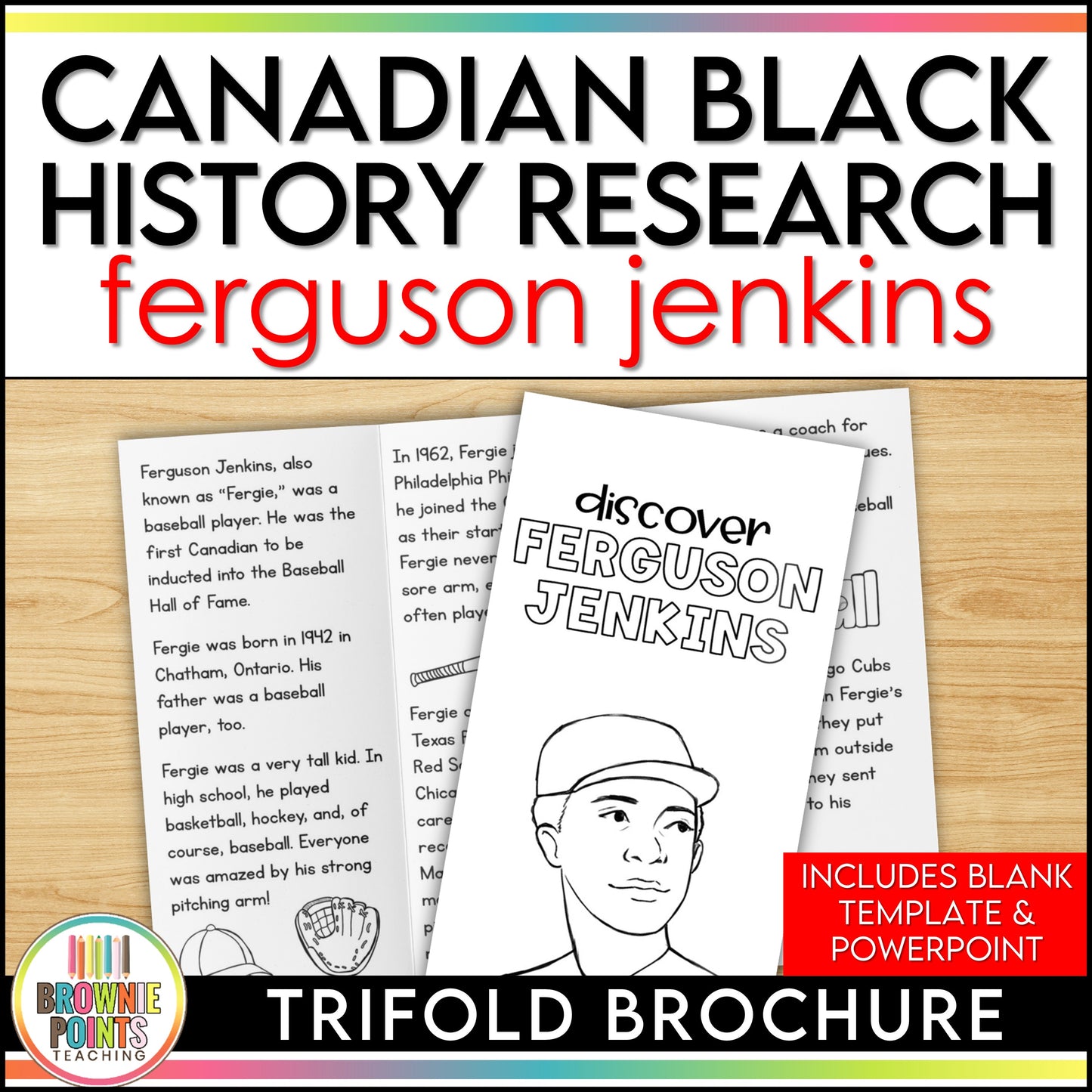 Ferguson Jenkins Trifold Biography