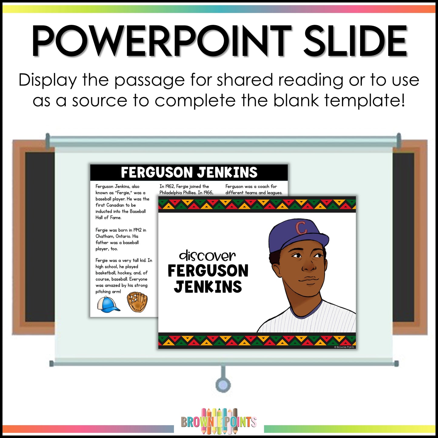 Ferguson Jenkins Trifold Biography