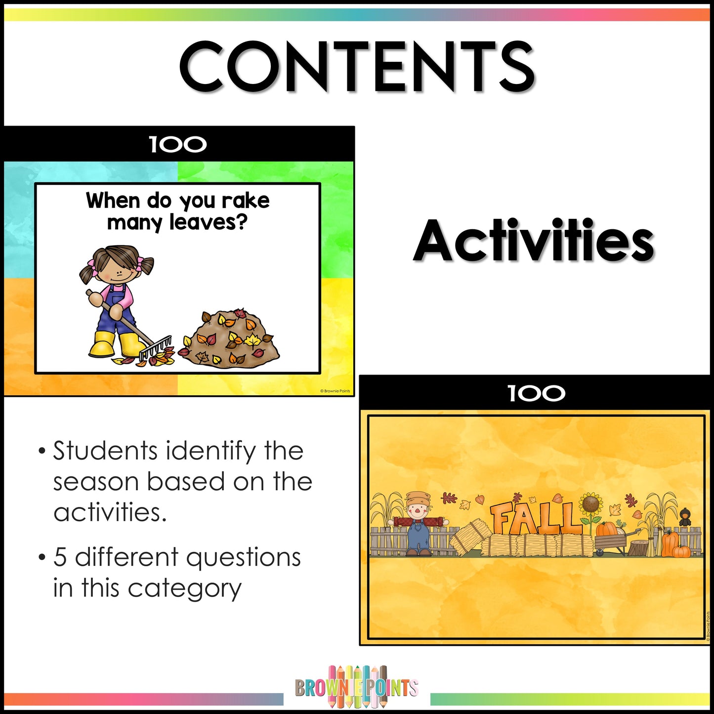 Four Seasons PowerPoint Games