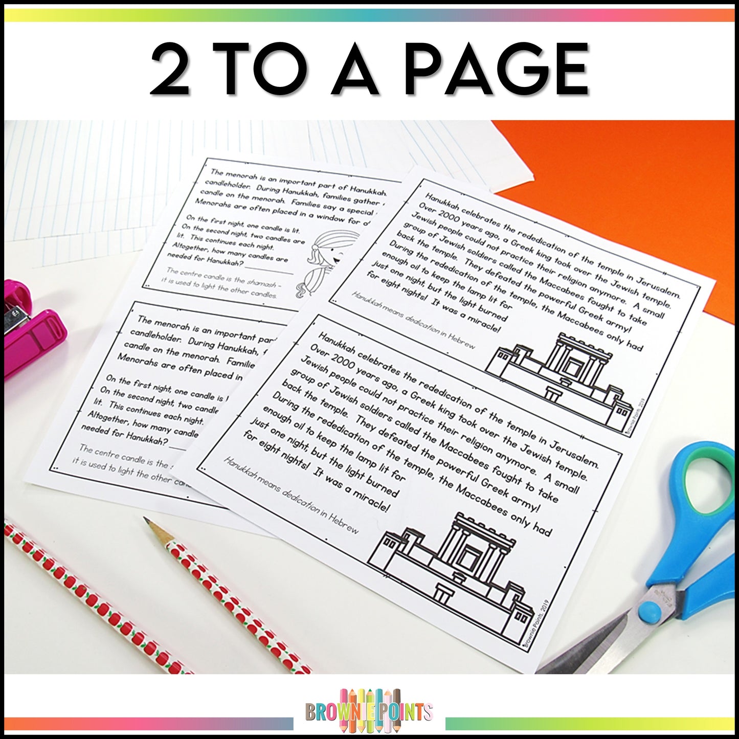 Hanukkah Mini Book