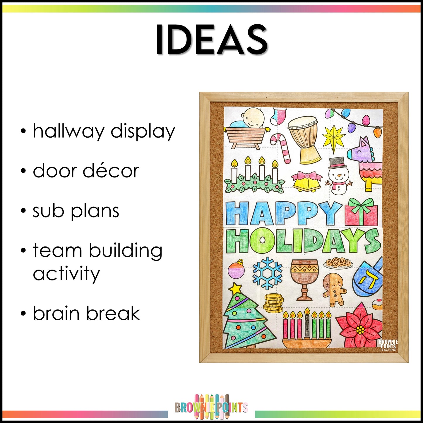 Winter Holidays Around the World Collaborative Poster