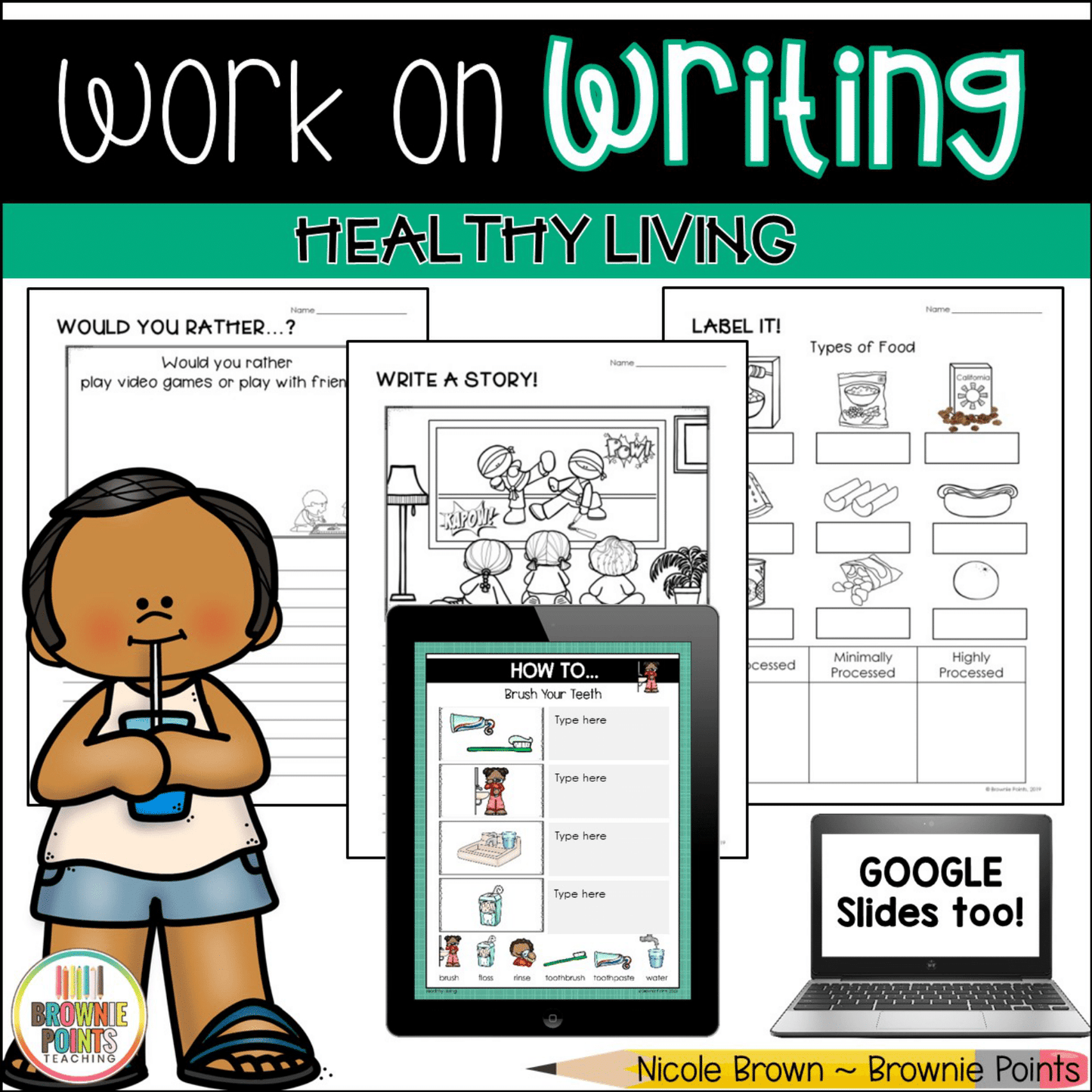 Work on Writing - Healthy Living (Grade 3)