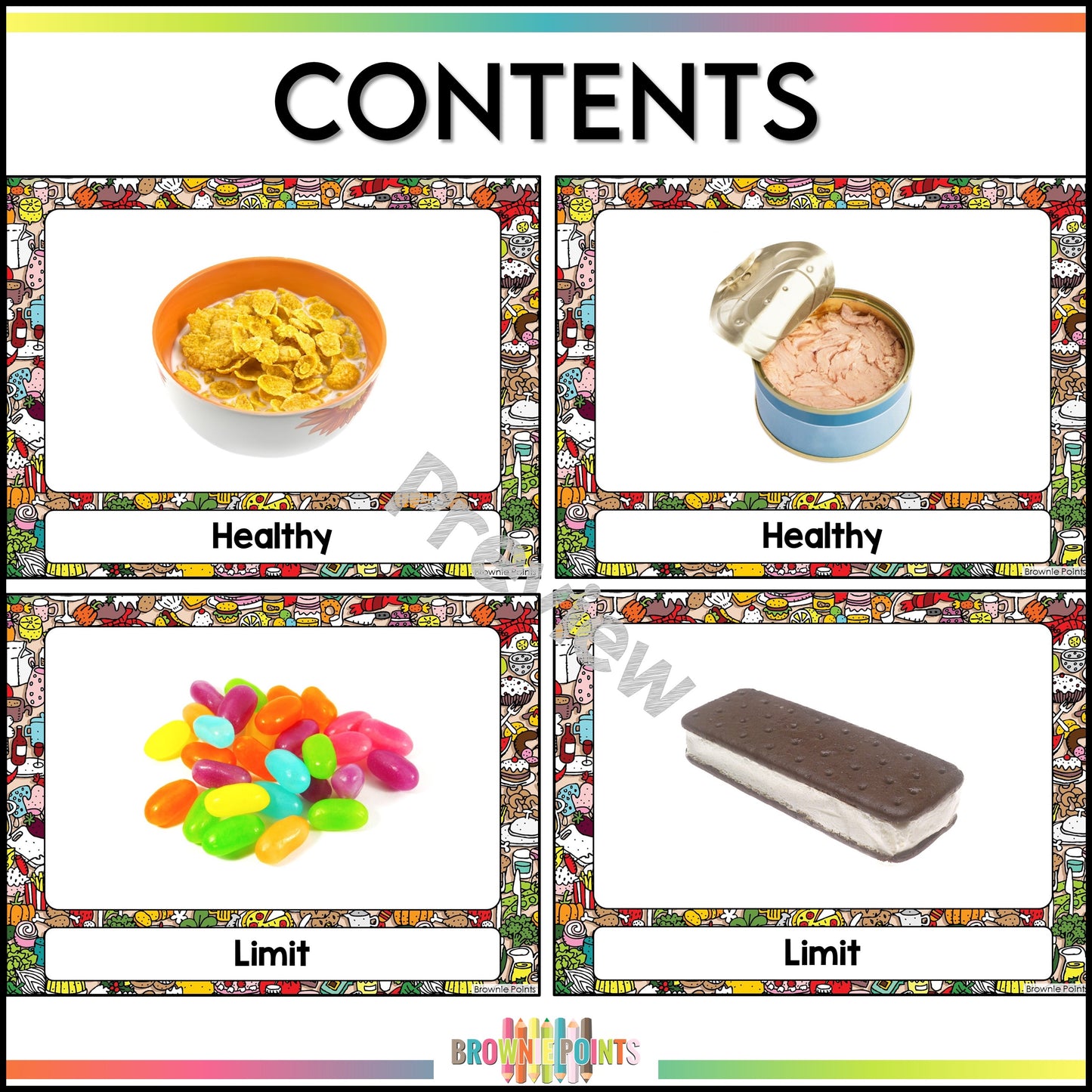 Identifying Healthy Foods