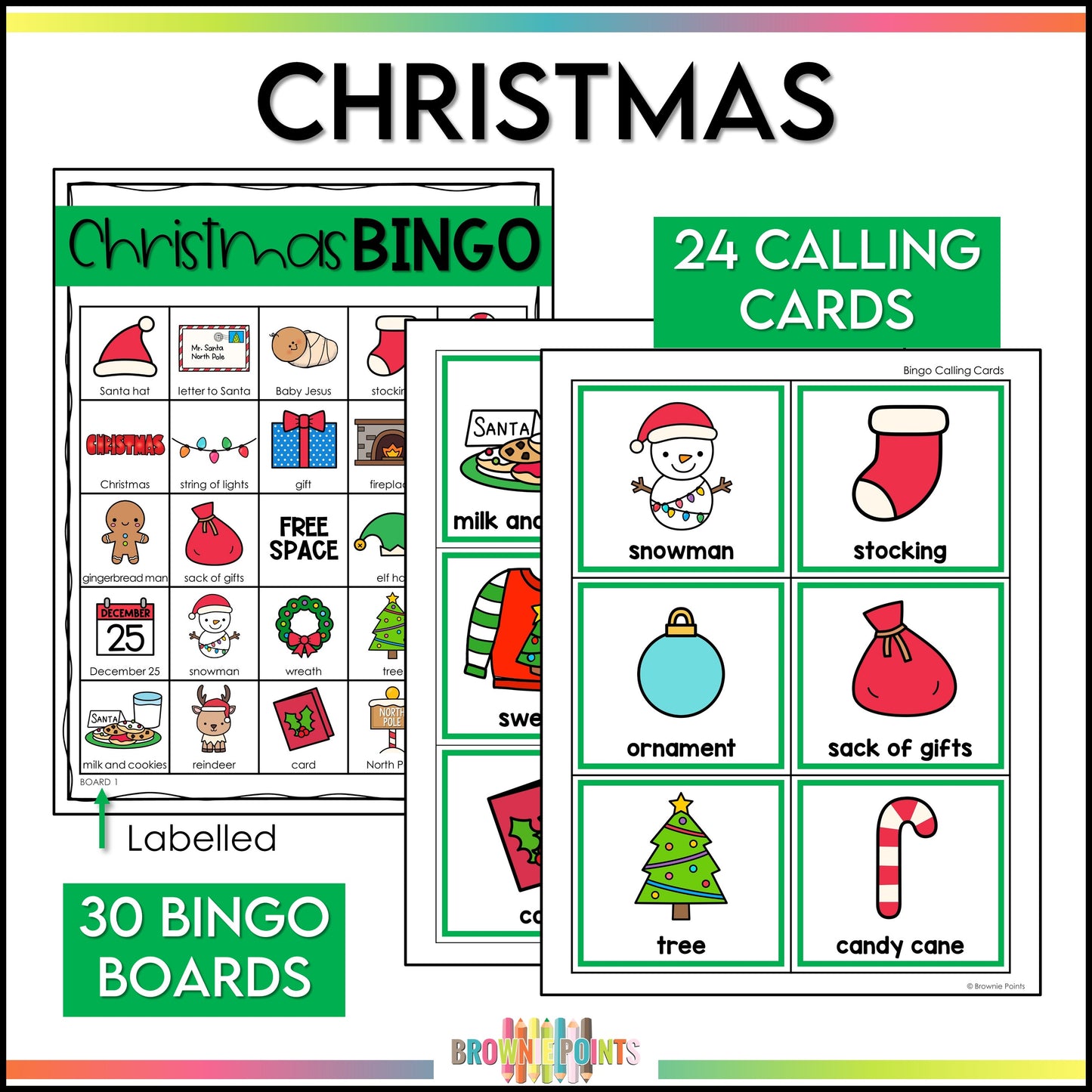 Holiday Bingo Games Bundle