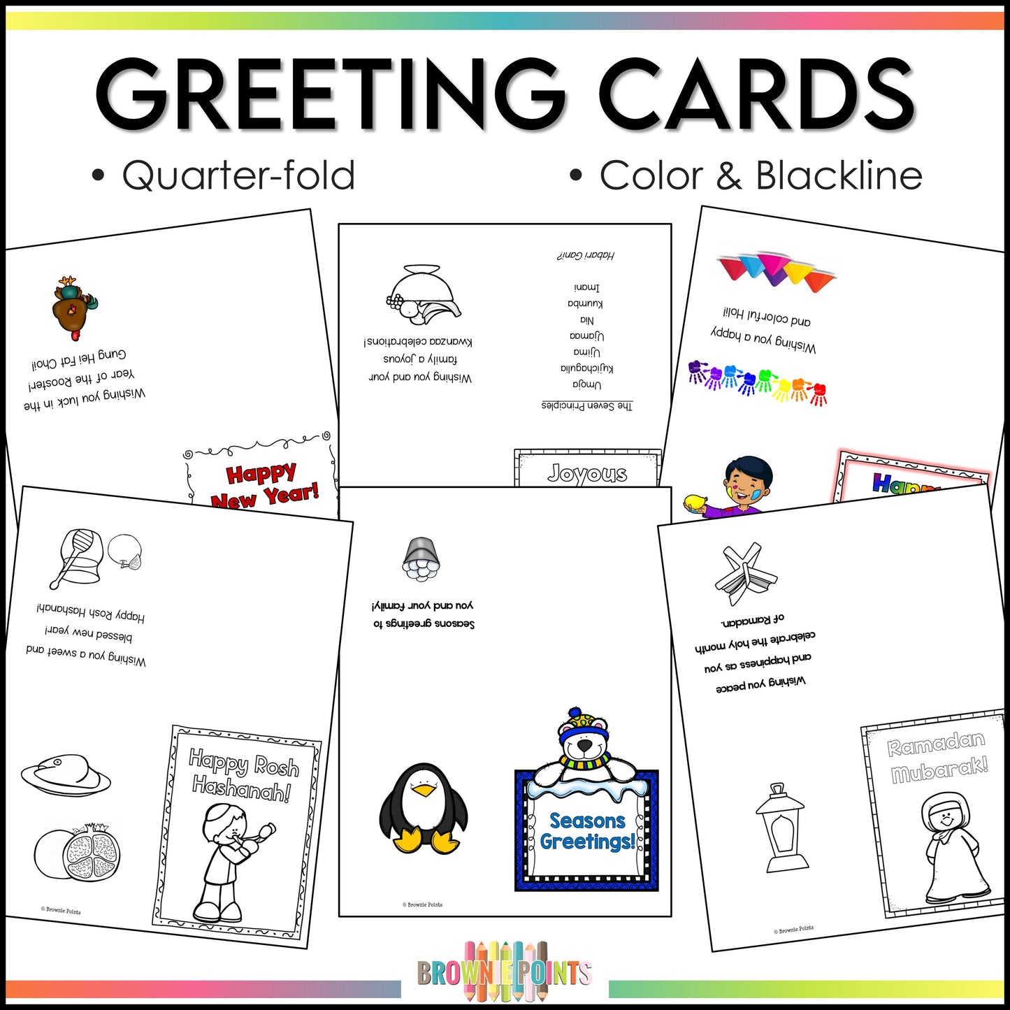 Holiday Posters and Cards Bundle