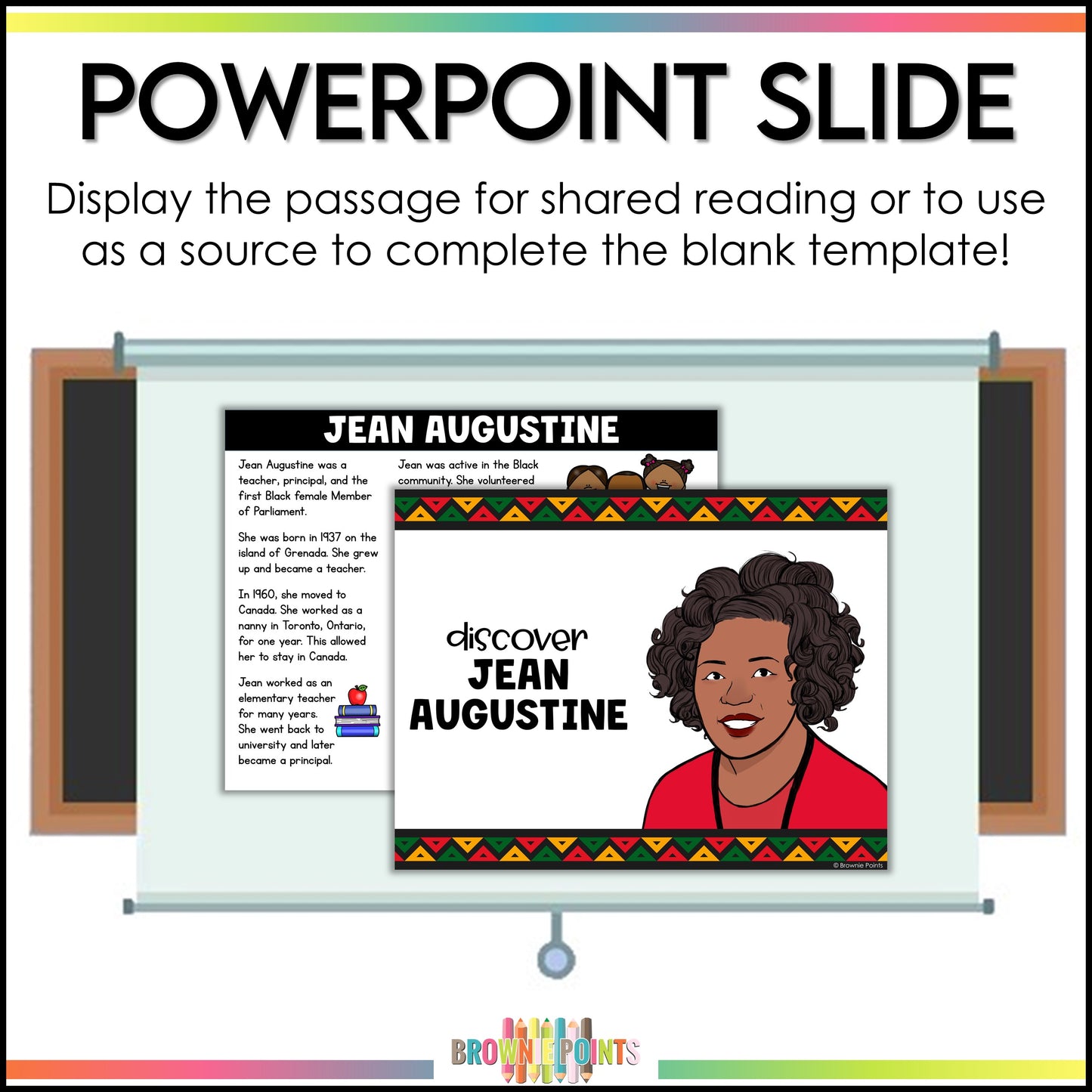 Jean Augustine Trifold Biography