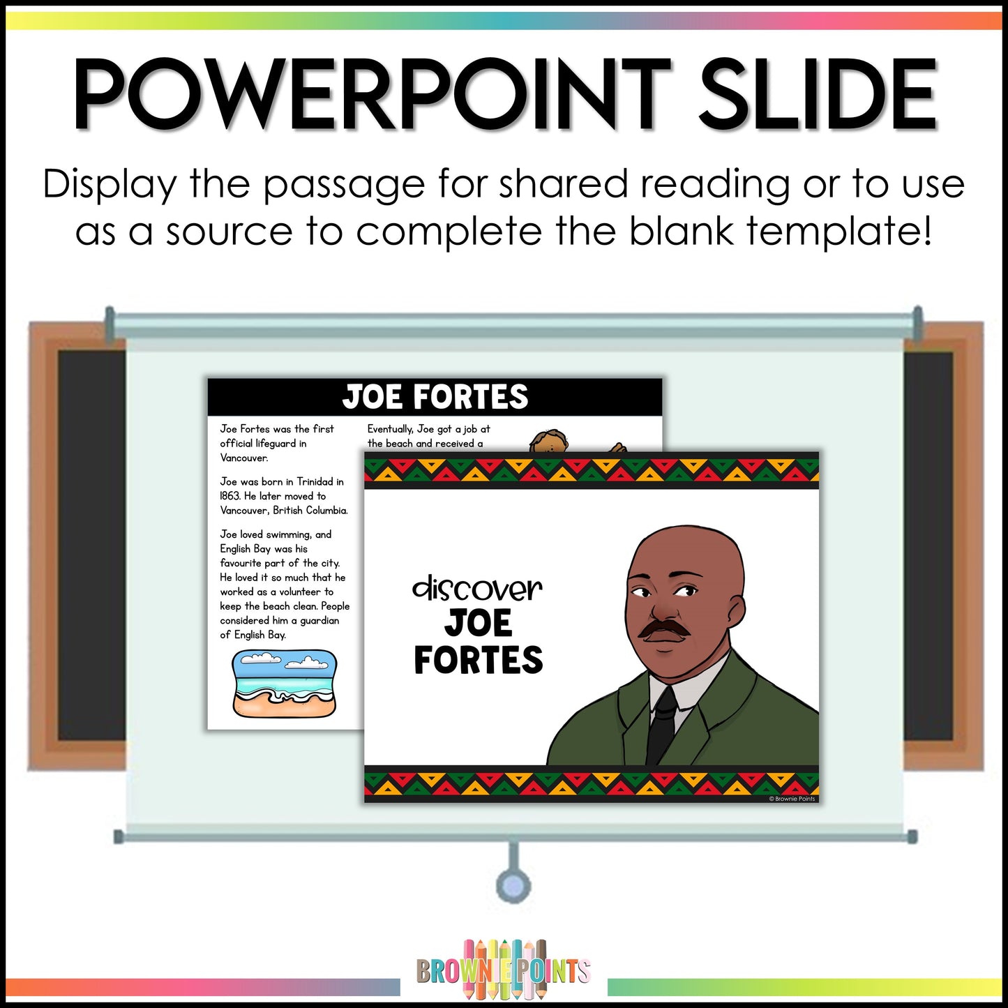 Joe Fortes Trifold Biography