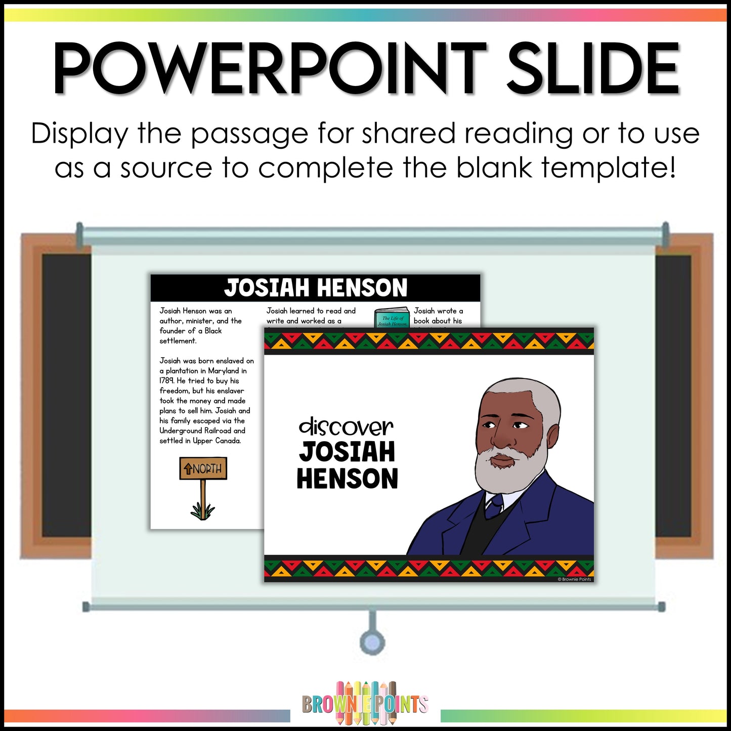 Josiah Henson Trifold Biography