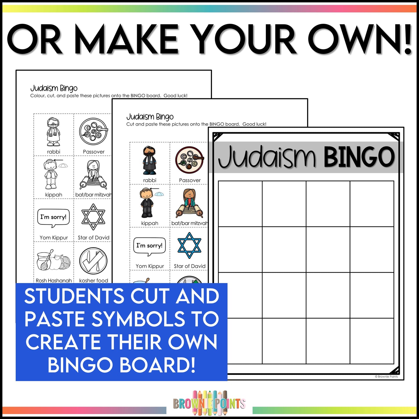 Judaism Bingo