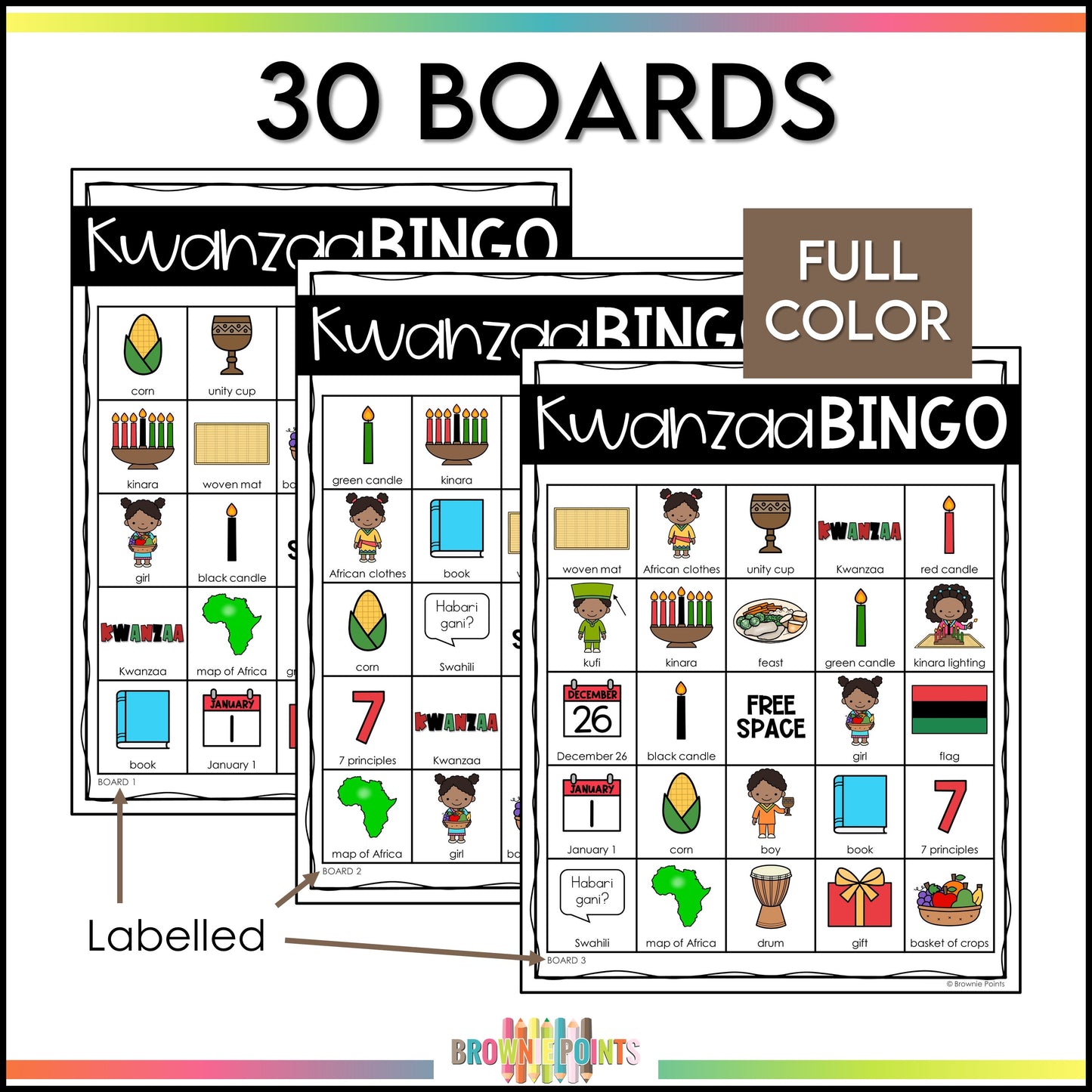 Kwanzaa Bingo