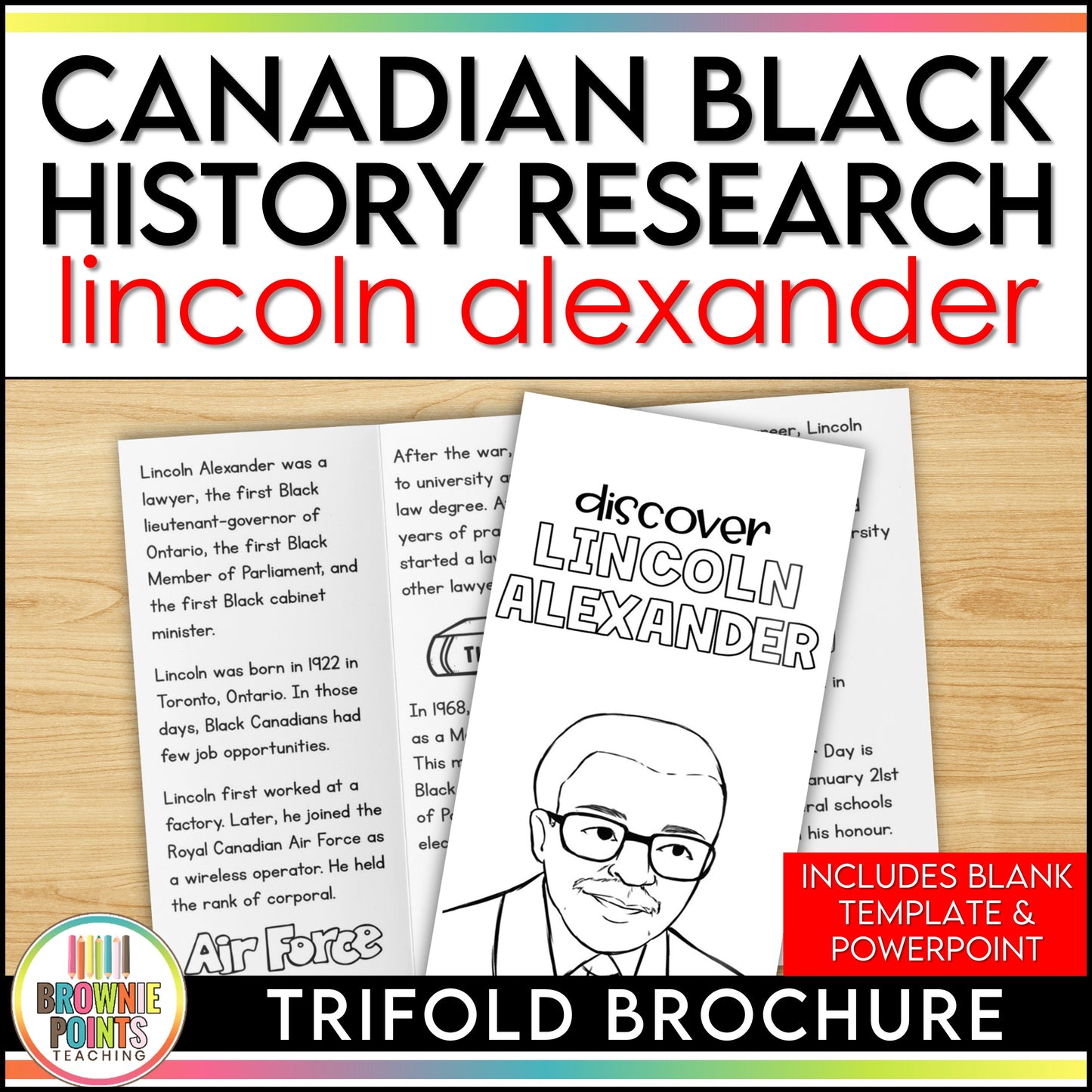 Lincoln Alexander Trifold Biography