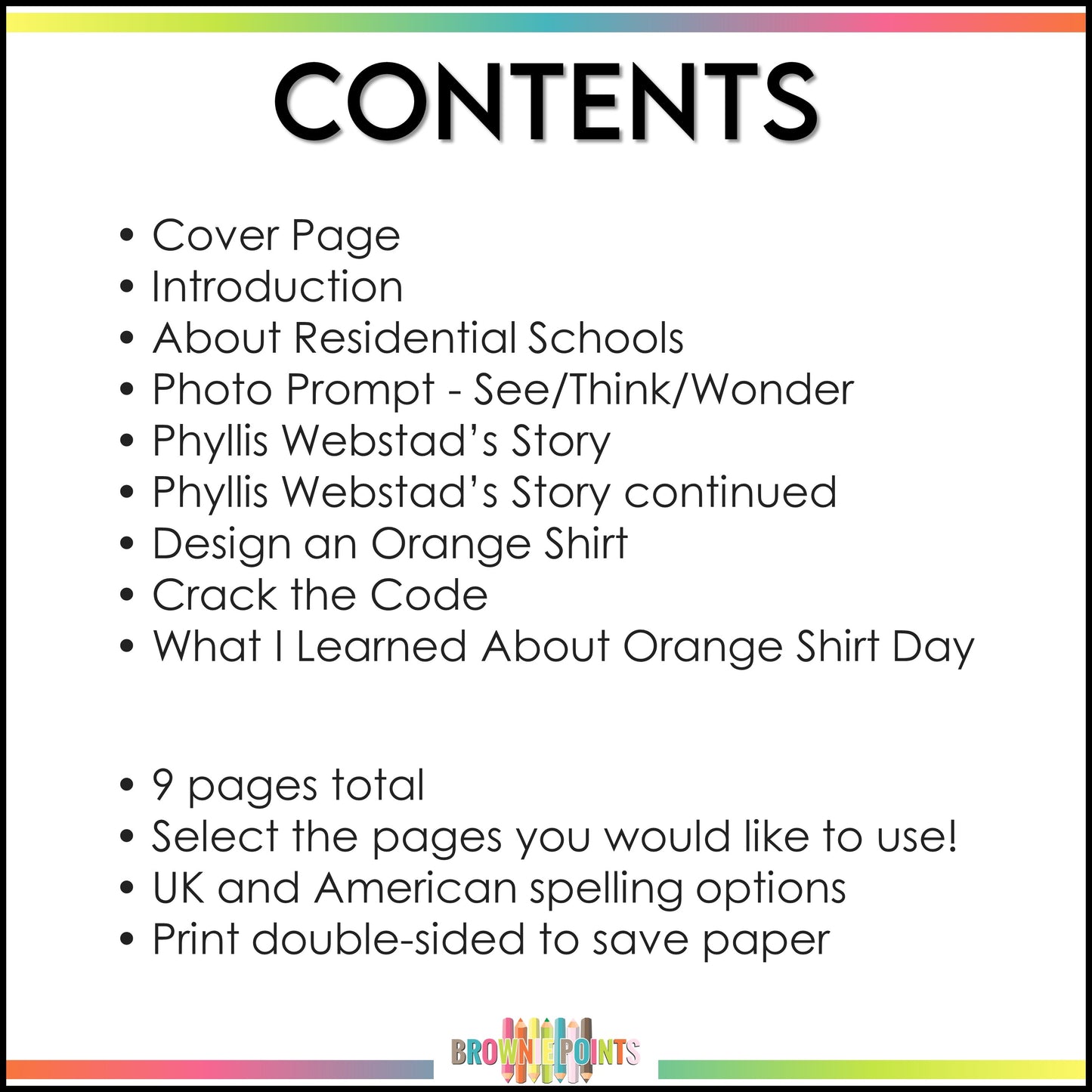 Orange Shirt Day Mini Book