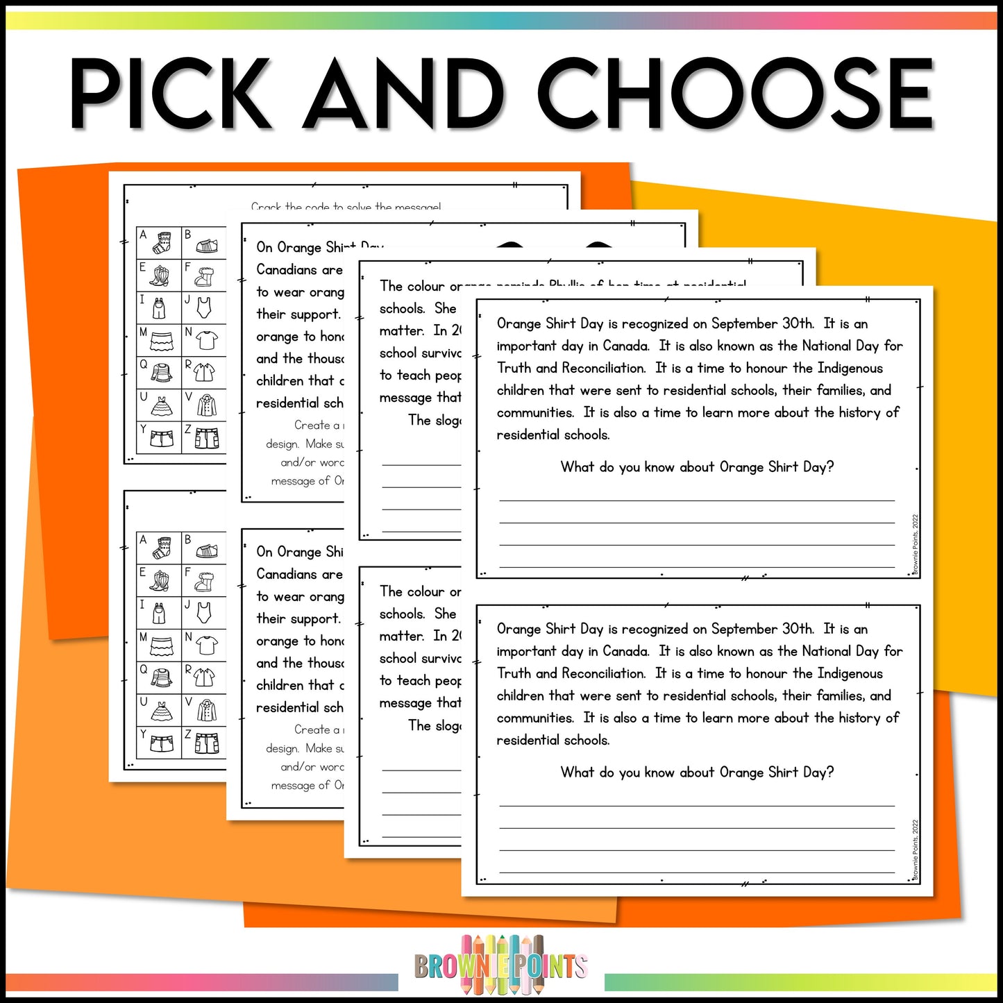 Orange Shirt Day Mini Book