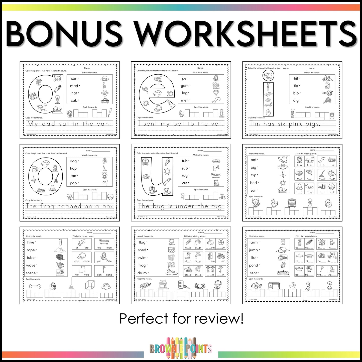 Phonics PowerPoint Games Bundle