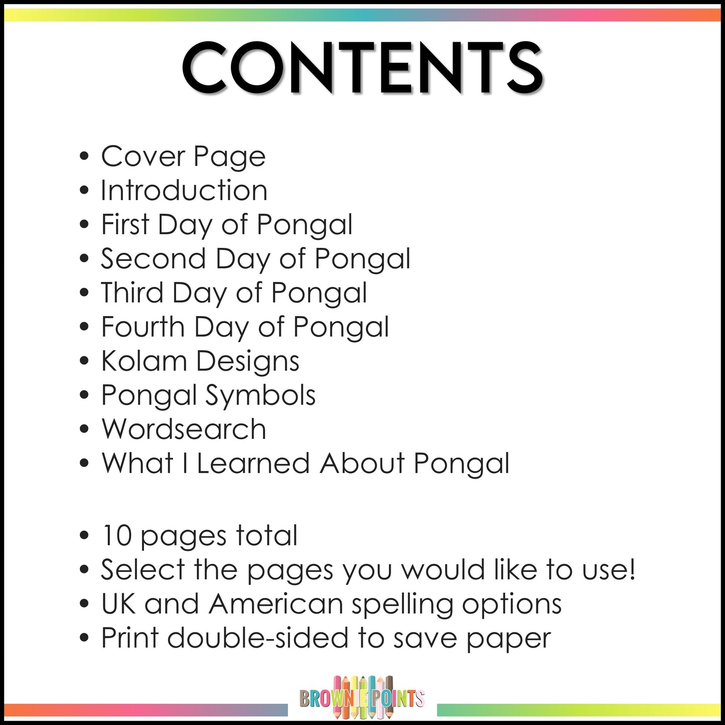 Pongal Mini Book