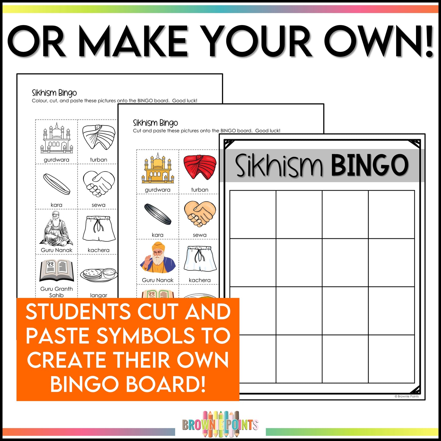 Sikhism Bingo