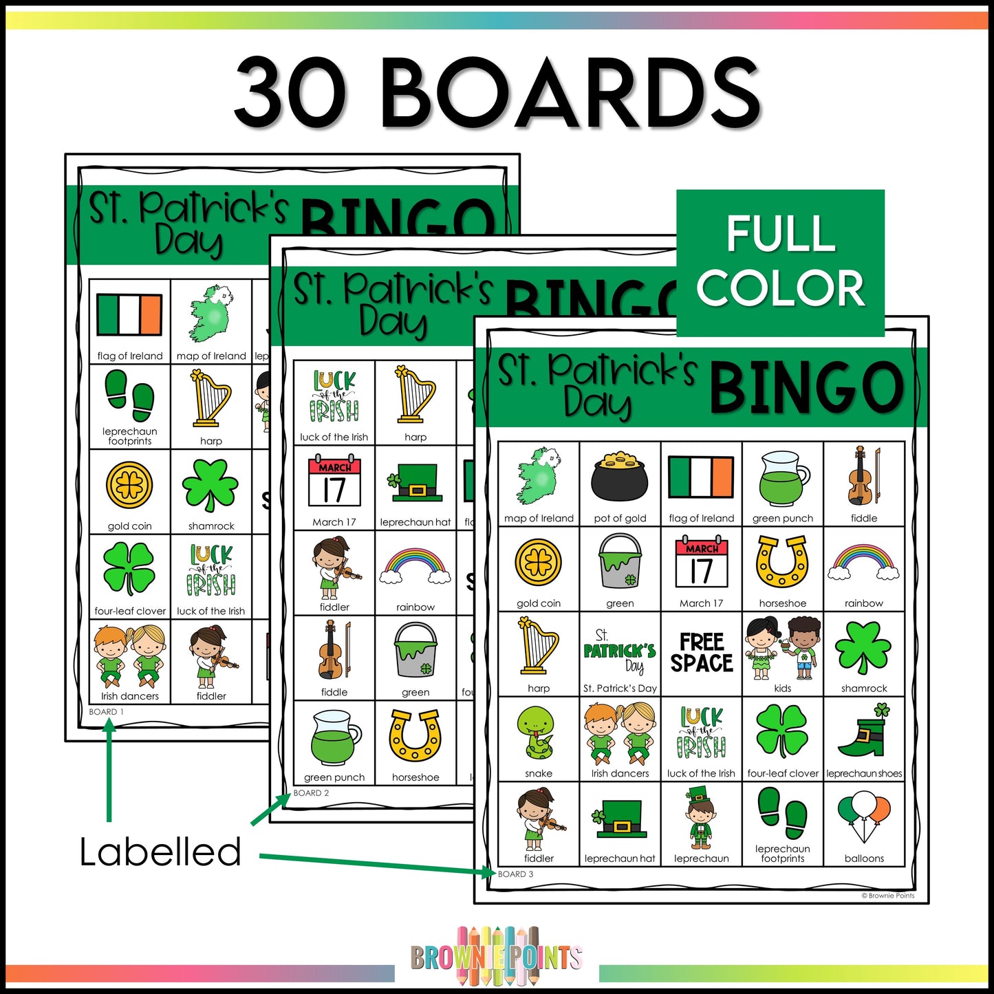 St. Patrick's Day Bingo