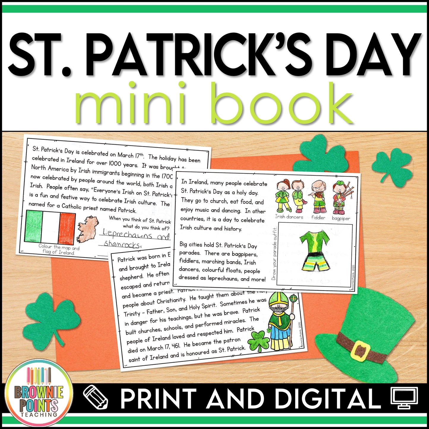St. Patrick's Day Mini Book
