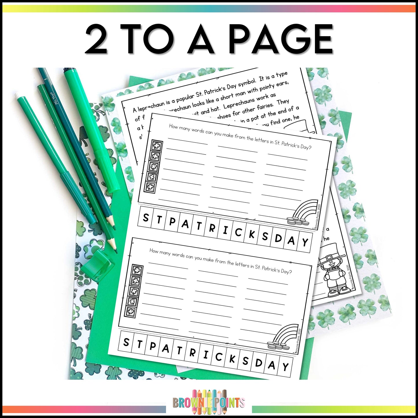 St. Patrick's Day Mini Book