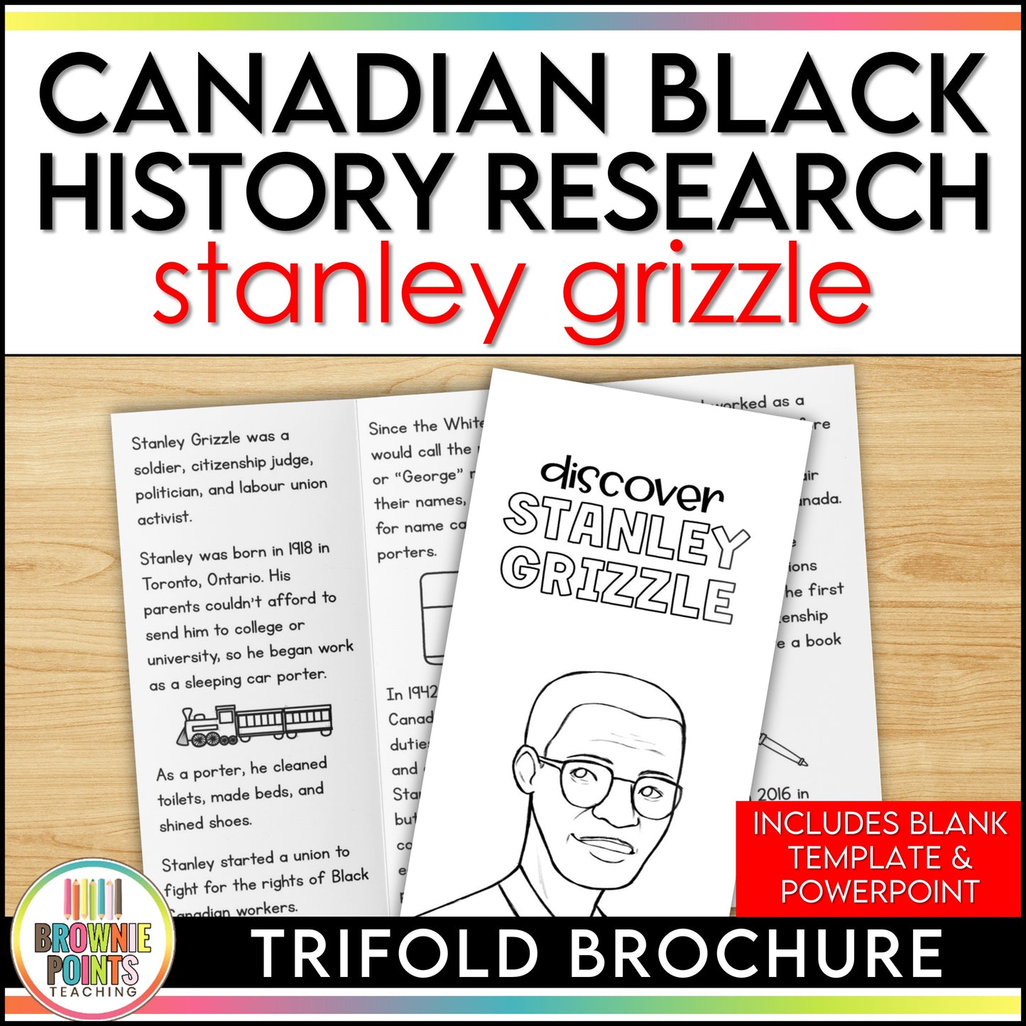 Stanley Grizzle Trifold Biography