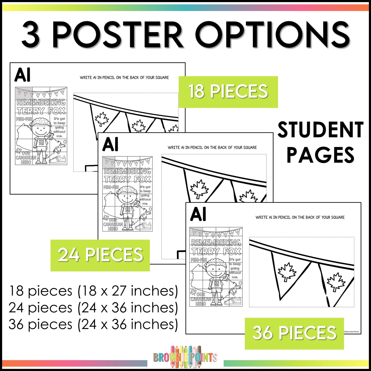 Terry Fox Collaborative Poster