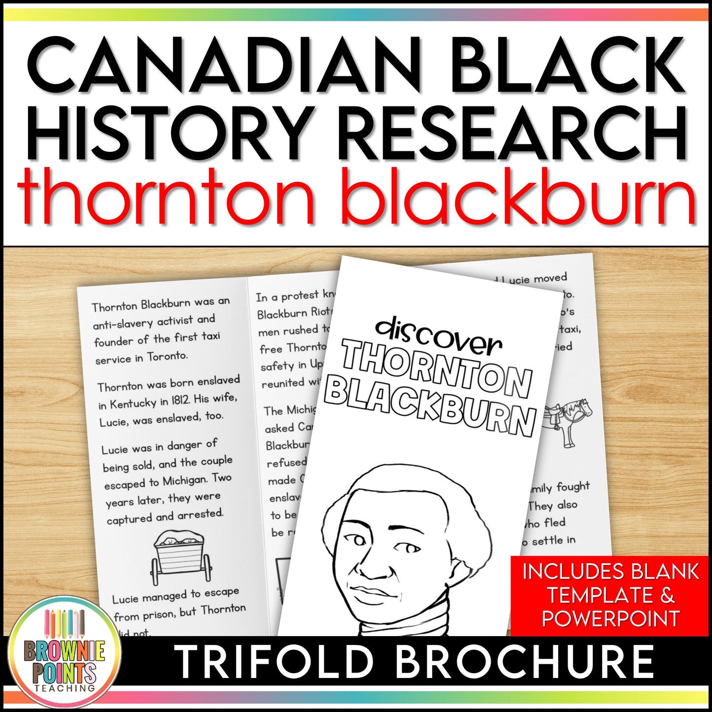 Thornton Blackburn Trifold Biography
