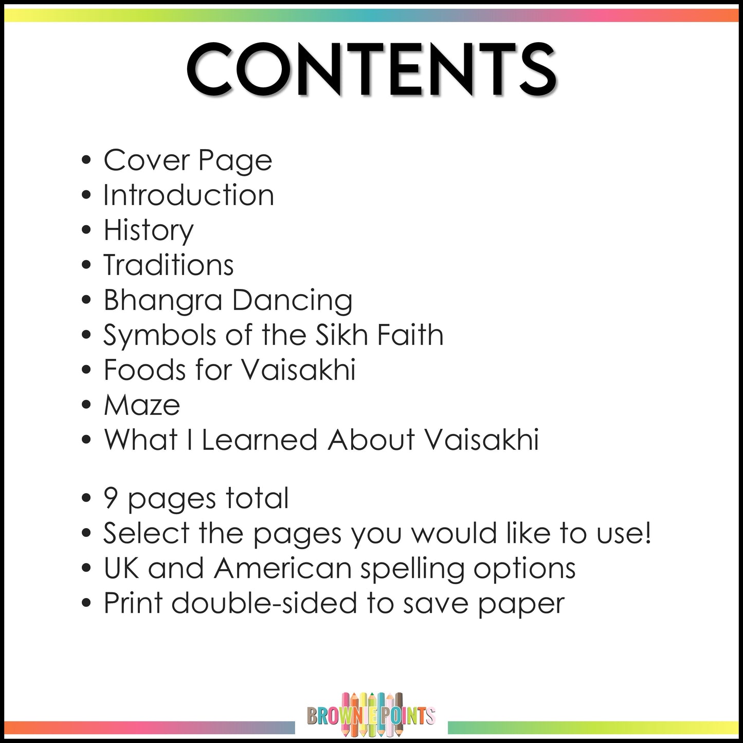Vaisakhi Mini Book