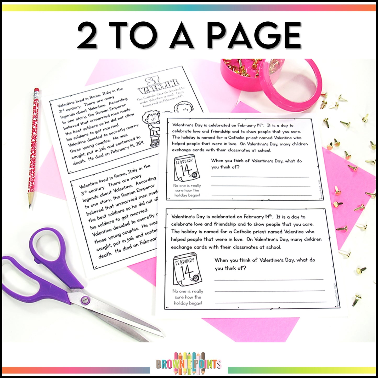Valentine's Day Mini Book