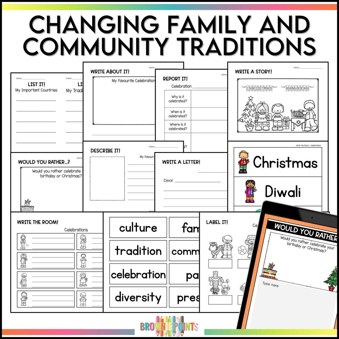 Work on Writing - Grade 2 Ontario Curriculum Bundle