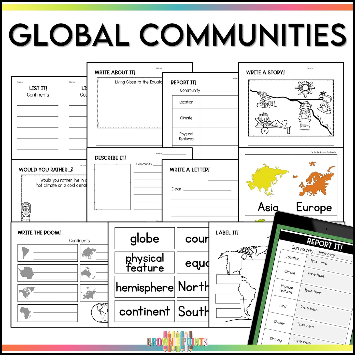 Work on Writing - Grade 2 Ontario Curriculum Bundle