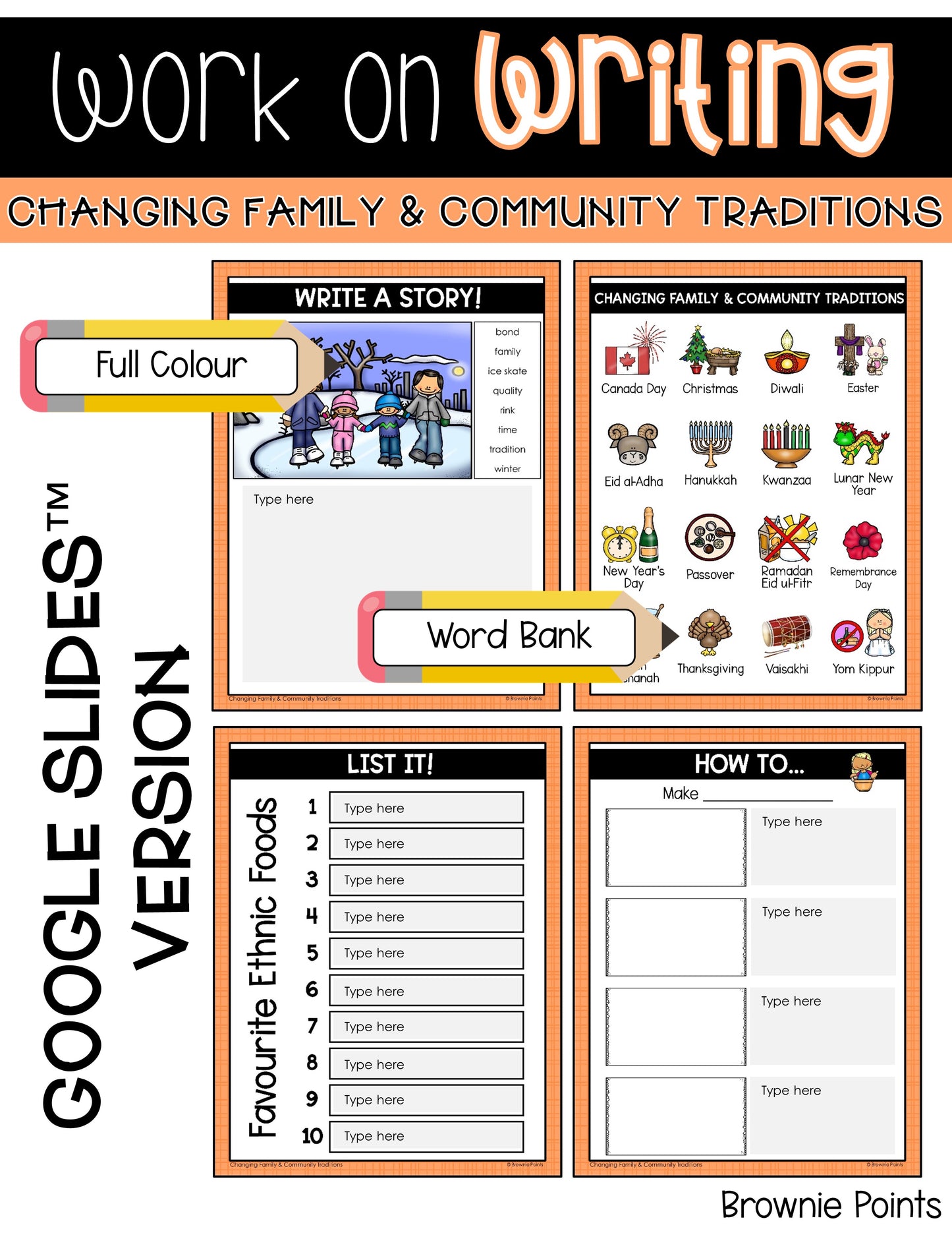 Work on Writing - Changing Family and Community Traditions
