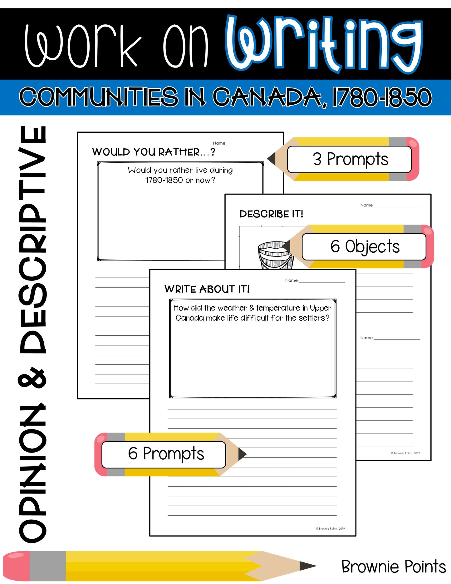 Work on Writing - Communities in Canada, 1780-1850