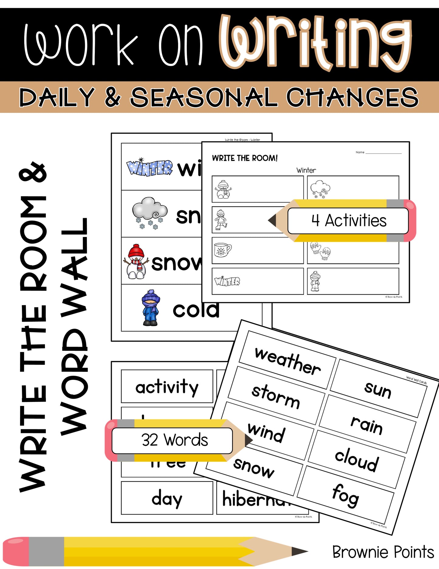 Work on Writing - Daily and Seasonal Changes