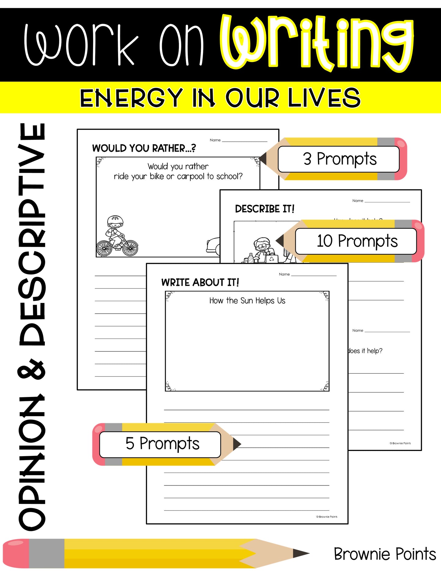Work on Writing - Energy In Our Lives