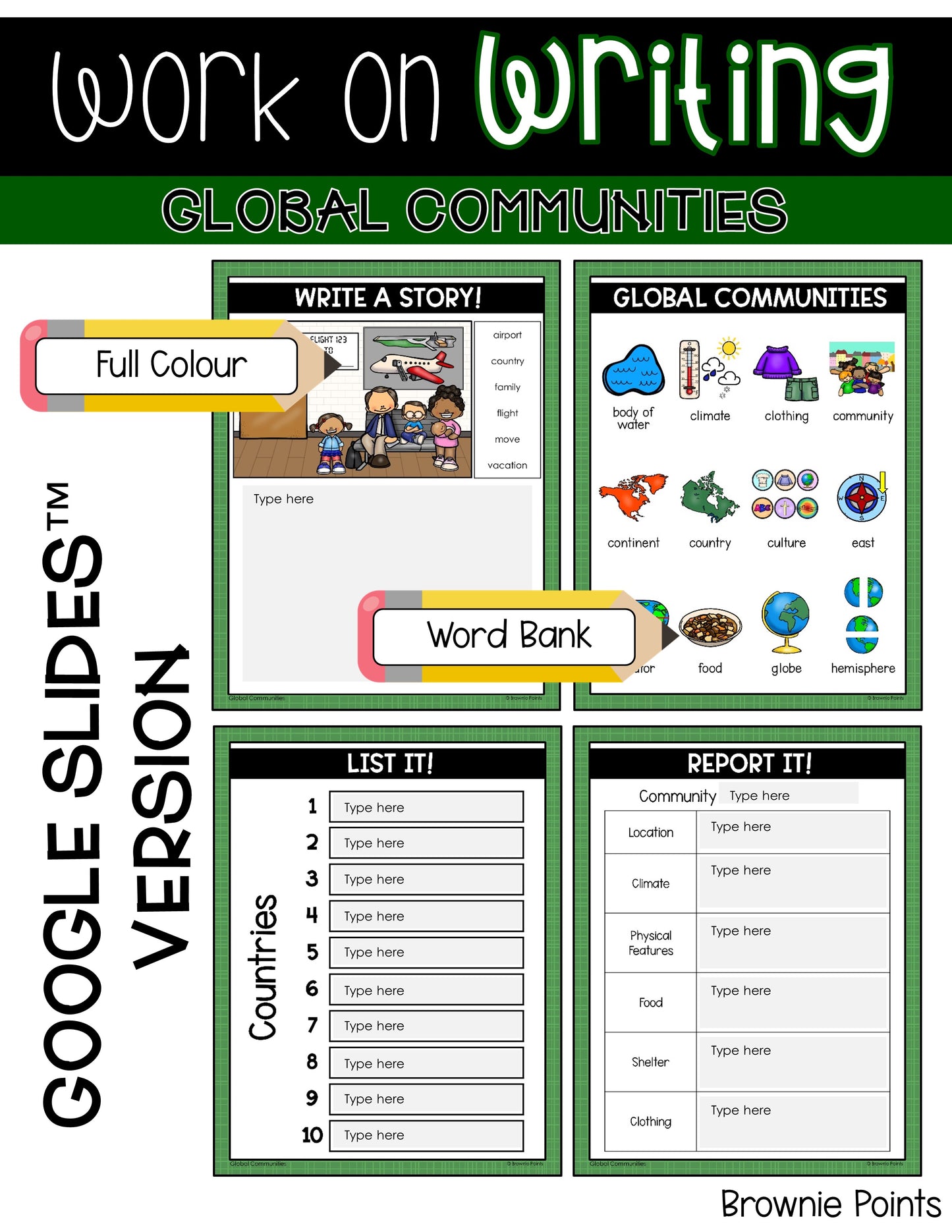 Work on Writing - Global Communities