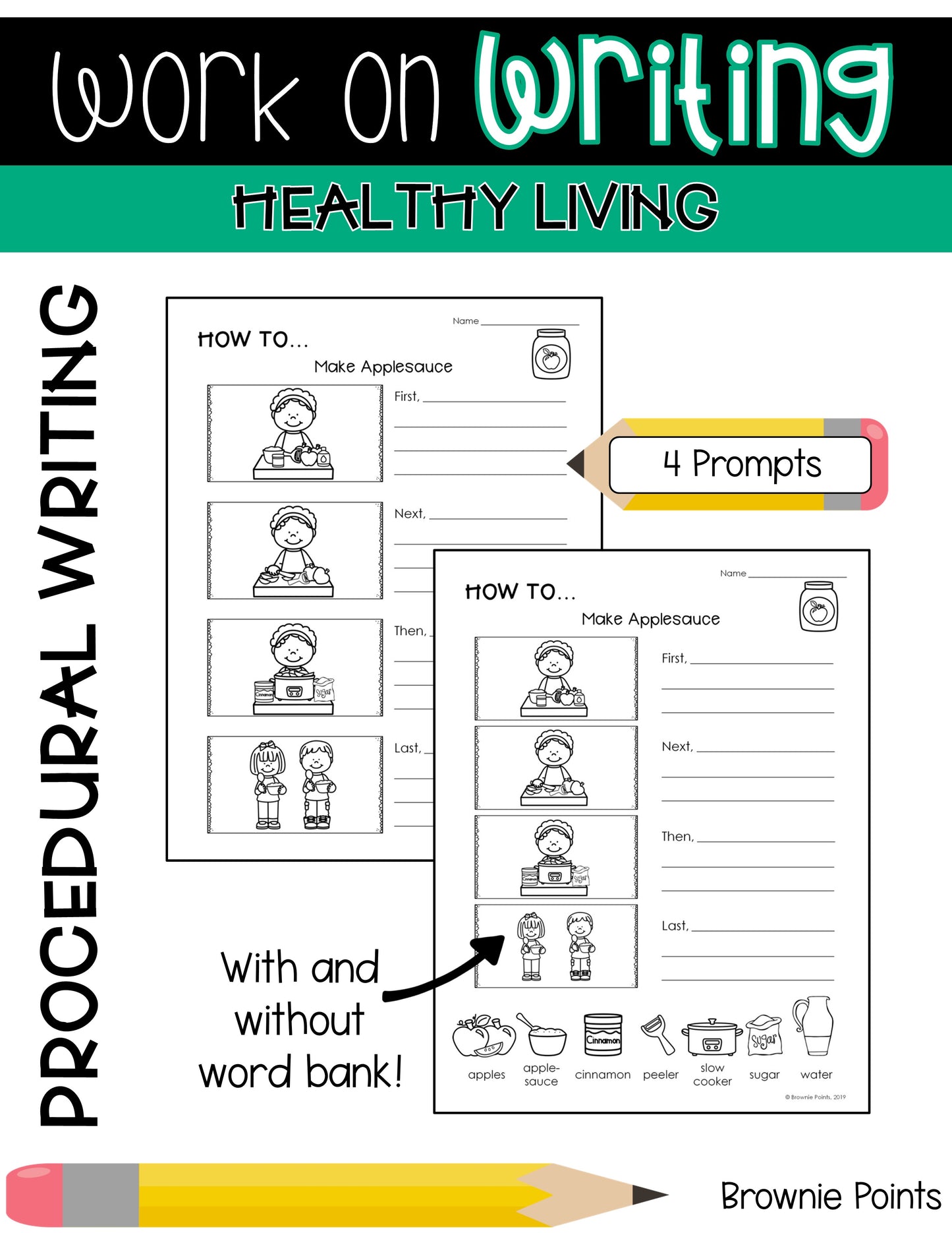 Work on Writing - Healthy Living (Grade 3)