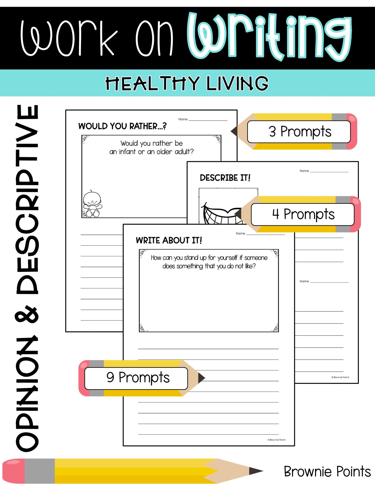 Work on Writing - Healthy Living (Grade 2)