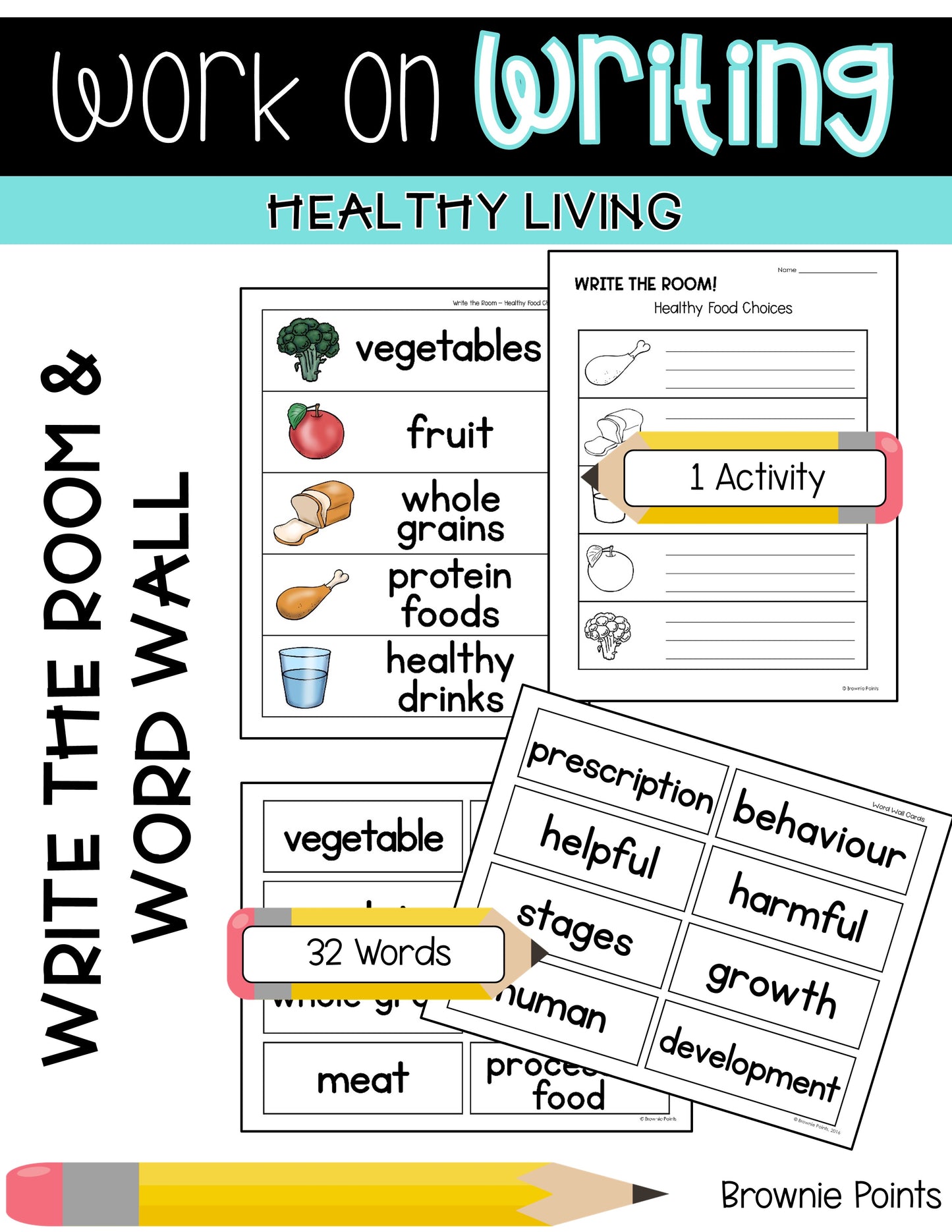 Work on Writing - Healthy Living (Grade 2)