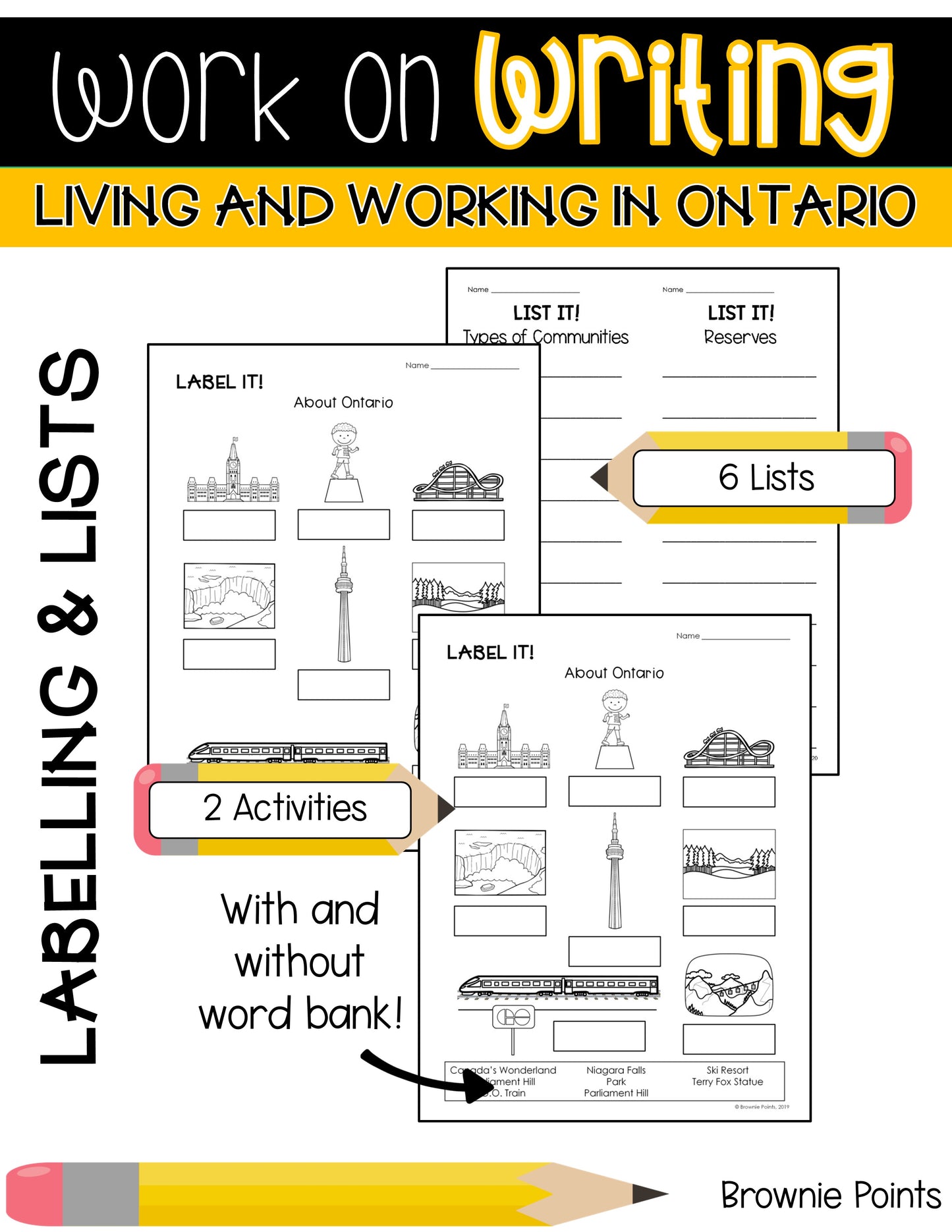 Work on Writing - Living and Working in Ontario